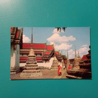 Cartolina Wat Pho, Bangkok, Thailandia. Viaggiata - Thailand