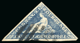 1863-64 De La Rue 4d Slate-blue, Used - Autres & Non Classés