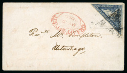 1863 4d Steel-blue With Good Margins On Neat Little Cover To Uitenhage - Other & Unclassified