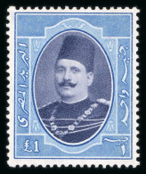 1923-34 King Fouad 1st Portrait Issue: 1m To £E1 Complete Mint Set Of Low And High Values, Showing All The Recorded Shad - Other & Unclassified