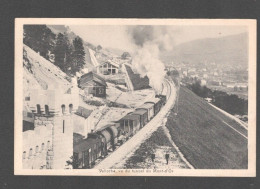 VALLORBE VU DU TUNNEL DU MONT D'OR / TRAIN     F322 - Vallorbe