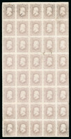 1877, 20r Violet, Vertical Block Of 40 (5x8) Mint - Collections (sans Albums)