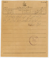 1920 (Mar 21) New Year Greeting Telegram From Tehran To Rasht, Censored - Collections (without Album)