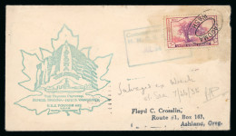 1935 Wreck Cover United States, Tacoma To Oregon - Collections (sans Albums)