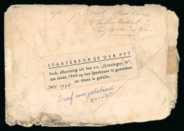 1945 Wreck Cover Netherlands Ijselmeer SS GRONINGEN IV - Collections (sans Albums)