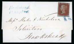 1845 (Jan 2) Entire Letter To Used Locally In Hawkshead, - Collections