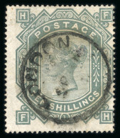 1867-83 Wmk MC 10s Greenish Grey Fine Used - Collections