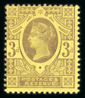 1887-1900 3d Jubilee With Inverted Watermark, Mint - Collections