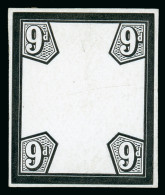 1887-92 9d. Stamp Size Die Proof Of The Frame Plate - Collections