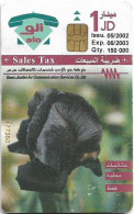 Jordan - Alo - Black Flower, People In River, 05.2002, 1JD, 150.000ex, Used - Jordan