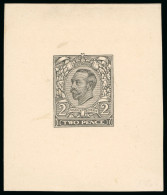 1911 2d Engravers Sketch Die For Unissued Value - Collections