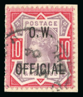 Office Of Works: 1896-1902 10d. Dull Purple And Carmine, - Collections