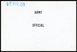 Army Official: A Superb Die Proof Of The Official Overprint - Collections