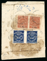 1940 Native Envelope Franked On The Reverse With 1930-45 1p Deep Blue Pair And 1939-40 1a On 1r Pair - Andere & Zonder Classificatie