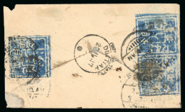 1917 (Jul 23) Postal Stationery Envelope Sent Registered And Uprated On Reverse With Pair And Single Of Watercolour Reve - Other & Unclassified
