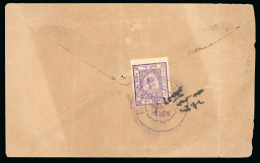 1944 1a Violet On Reverse Of Commercial Envelope - Other & Unclassified