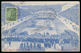1906 (Apr 21) Picture Postcard Of The Stadium With "ATHENS / OLYMPIC / GAMES / (STADION)" Special Cds - Other & Unclassified