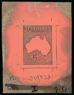 Australia – 1913 “Kangaroo” £2, Fourteen Production Elements For The Australian High Value - Collections (sans Albums)