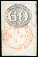 Brazil – 1843, Bull’s Eyes 60r, Twelve Production Items And Five Cancellation Trials On Paper - Collections (sans Albums)