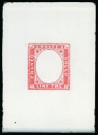 Italian States, Sardinia – 1851-63 Issue 3l, Two Support Clichés - Collections (sans Albums)