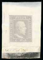 Italian States, Sicily – 1859 5g Reversed Image Impression Celluloid - Collections (sans Albums)