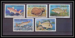 Turquie (Turkey) - 100 - N° 2138/42 Poissons (Fish Poisson Fishes) Neuf ** Mnh COTE 15 - Unused Stamps
