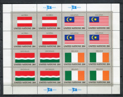 NNUU Nueva York 1982. Yvert 365-80 X 4 En 4 Pliegos ** MNH. - Neufs