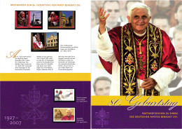 Vatikan Schmuckmappe Benedikt Ausgabe 80. Geburtstag #JN955 - Autres & Non Classés