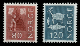 NORWEGEN Nr 633-634 Postfrisch S034EA2 - Unused Stamps