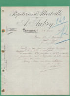 73 Venthon Prés Albertville Papeteries D' Albertville A Aubry 1905 - Imprimerie & Papeterie