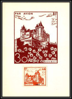 85590/ Carte Maximum Grève De Saumur 1953 Essai Chateau Castle - 1950-1959