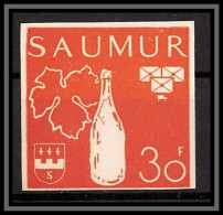 85515/ Grève De Saumur 1953 Essai Non Dentelé Imperf  - Sonstige & Ohne Zuordnung