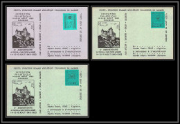 85562/ Maury N°4/6 Grève De Saumur 1953 Vert Foncé Sur 3 Cartes - Otros & Sin Clasificación