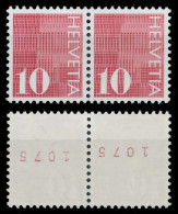 SCHWEIZ ROLLENMARKEN Nr 933yaRII Postfrisch WAAGR PAAR X6795FA - Rouleaux