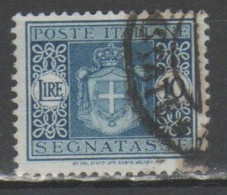 ITALIA 1945 - Luogotenenza - Segnatasse 10 L. Filigrana Ruota - Taxe