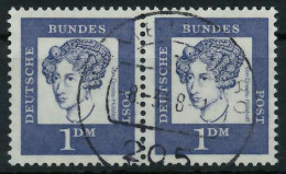 BRD BUND DS BED. DEUTSCHE Nr 361y Zentrisch Gestempelt WAAGR X6A333A - Oblitérés