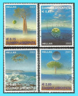 GREECE-GRECE-HELLAS 2003 : “Protection Of The Environment” Compl. Set Used - Oblitérés