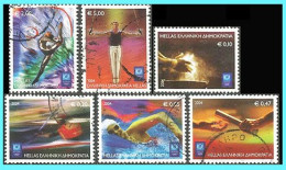 GREECE- GRECE - HELLAS 2004: Compl Set Used  "Athens 2004  Olympic Sports" - Used Stamps