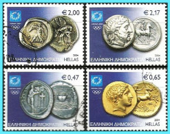 GREECE- GRECE - HELLAS 2004:  Compl set Used - Used Stamps