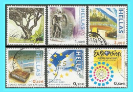 GREECE-GRECE-HELLAS 2006: Compl. Set Used - Used Stamps