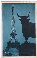 75 PARIS - Décorations Lumineuses Sur La TOUR EIFFEL    418 - Paris Bei Nacht