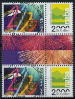 SCHWEIZ 1999 Nr 1706ZS Zentrisch Gestempelt ZW-STEG PAAR X73117A - Used Stamps