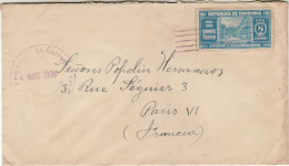 HONDURAS 1938 LETTER SENT TO PARIS - Honduras