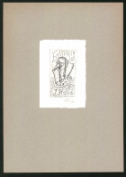 Exlibris J. Have, Schiff Als Mischpalette  - Bookplates