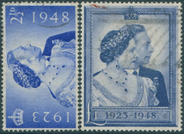 Great Britain 1948 SG493-494 KGVI Silver Wedding Set FU (amd) - Ohne Zuordnung