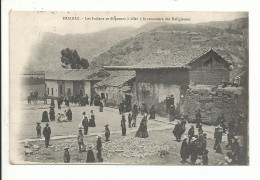 HUARAZ (pérou ) Les Indiens Se Disposent à Aller à La Rencontre Des Religieuses - Peru