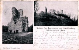 CPA Stecklenberg Thale Im Harz, Ruine Stecklenburg, Ruine Lauenburg - Other & Unclassified