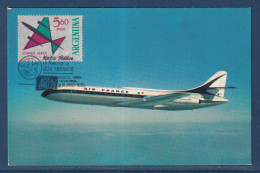 Argentine - Carte Maximum - Premier Moyen Courrier à Réaction Pure - 1966 - FDC