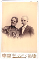 Fotografie W. Höffert, Berlin, Unter Den Linden 24, Vater Mit Der Tochter Im Portrait  - Anonymous Persons