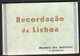 Portugal - Lisboa - Postcards Booklet Souvenir - Landmarks And Places - Lisboa